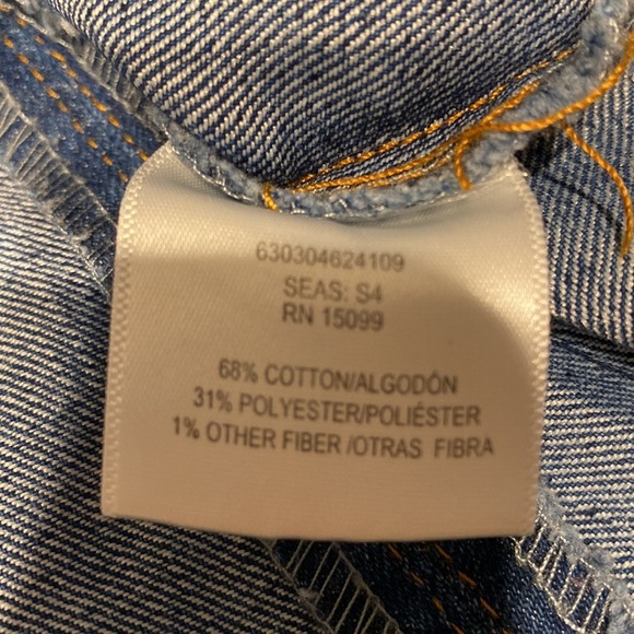 BONGO Light Blue Ruched Jean Jacket - Picture 5 of 5